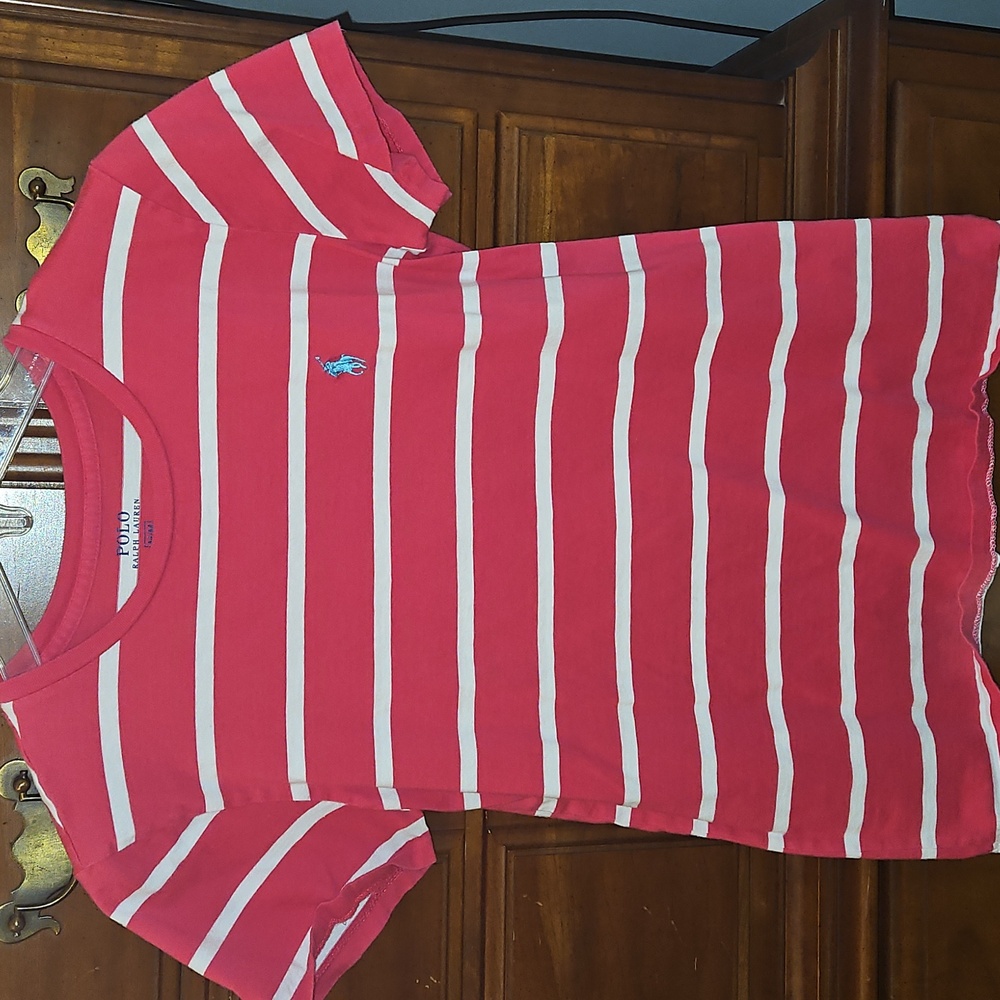 Pink Striped Tee Shirt